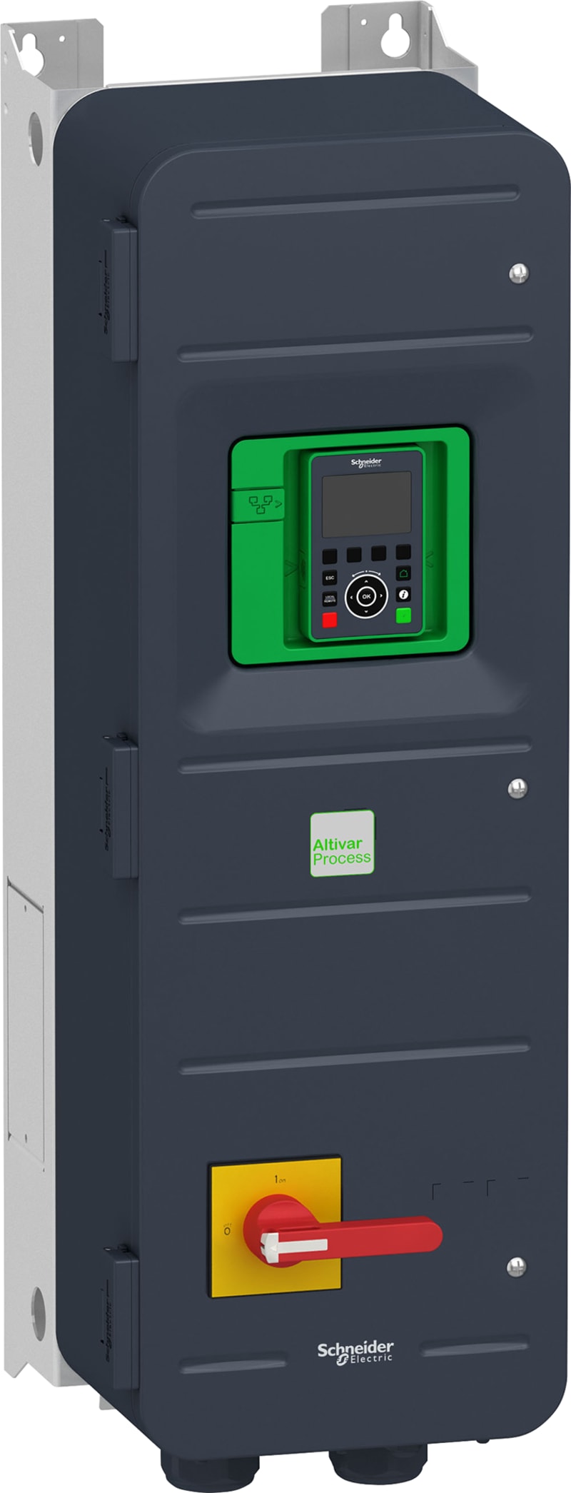 Schneider Electric variable speed drive ATV650 - 45KW/60HP - 380...480V - IP55 - disconnect switch ATV650D45N4E