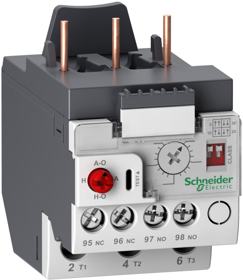 Schneider Electric TeSys LRD - electronic thermal overload relay - 3P - 1.6...8 A LR9D08