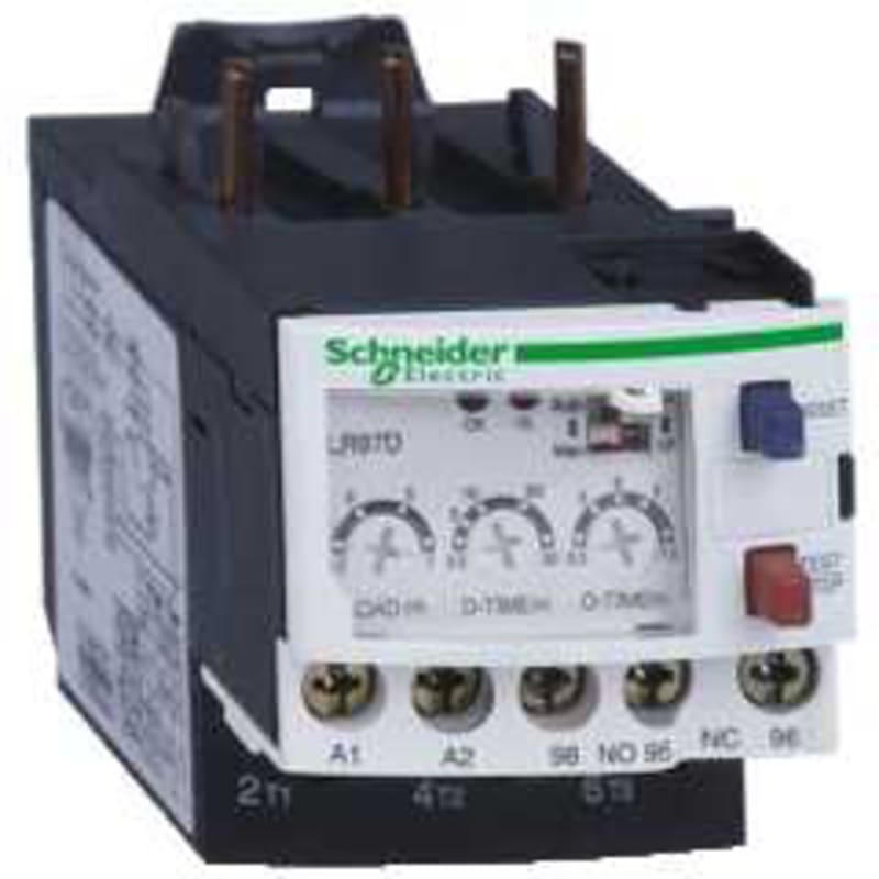 Schneider Electric Electronic overcurrent relay, TeSys LR97D, 200 to 240VAC, 1.2 to 7A, 1C/O LR97D07M7