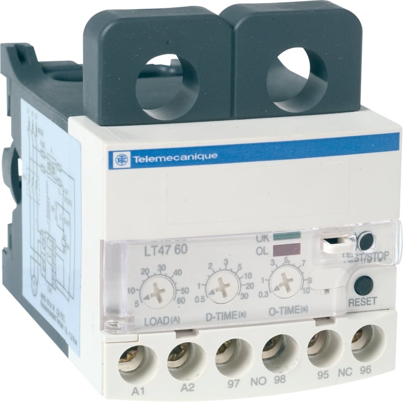 Schneider Electric TeSys LT47 electronic over current relays - automatic - 3...30 A - 24 V AC/DC LT4730BA