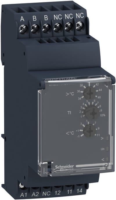 Telemecanique Harmony RM35LV14MW Liquid Level Control Relay, 5 A, 1 C/O, 24-240 V AC/DC