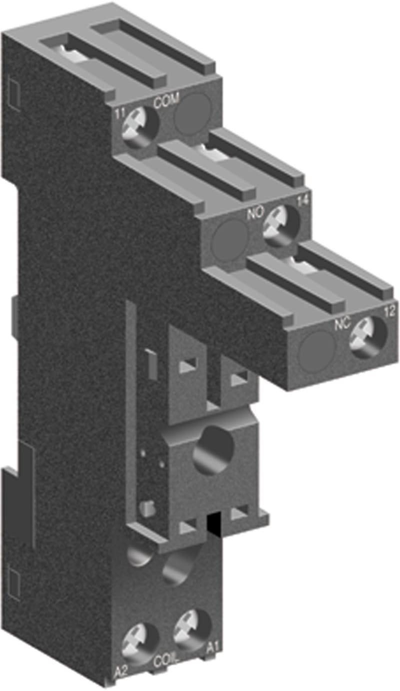 Schneider Electric Socket, separate contact, 12 A, relay type RSB, screw connector, 250 V AC RSZE1S35M
