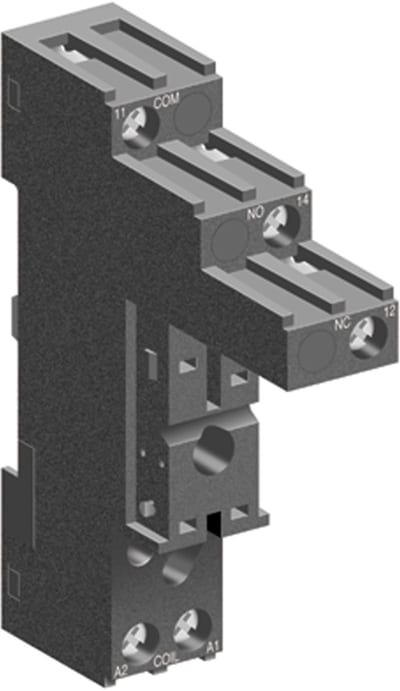 Schneider Electric Socket, separate contact, 12 A, relay type RSB, screw connector, 250 V AC RSZE1S35M