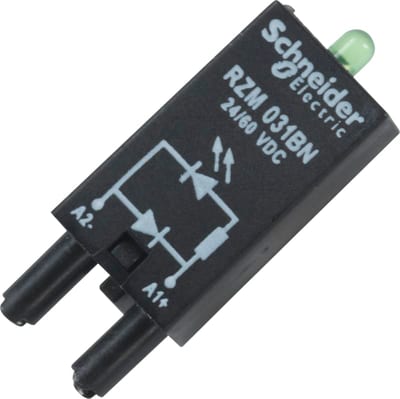 Diode + Green LED 24/60VDC