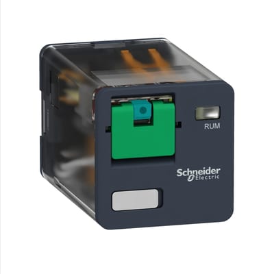 Schneider Electric universal plug-in relay - Harmony RUM - 3 C/O - 24 V DC - 10 A RUMC31BD