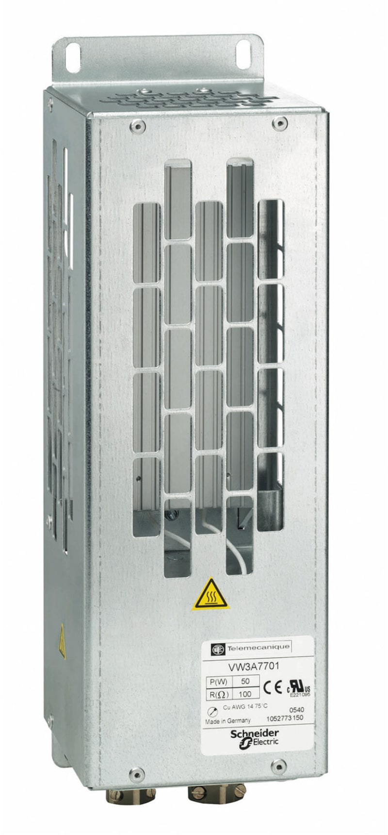 Schneider Electric braking resistor - IP 20 - 15 Ohm - 1000 W VW3A7704