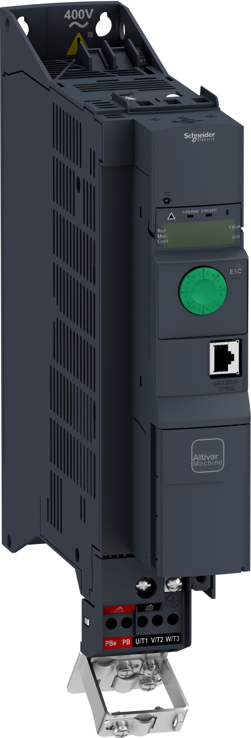 Schneider Electric variable speed drive, ATV320, 3 kW, 380…500 V, 3 phases, book ATV320U30N4B