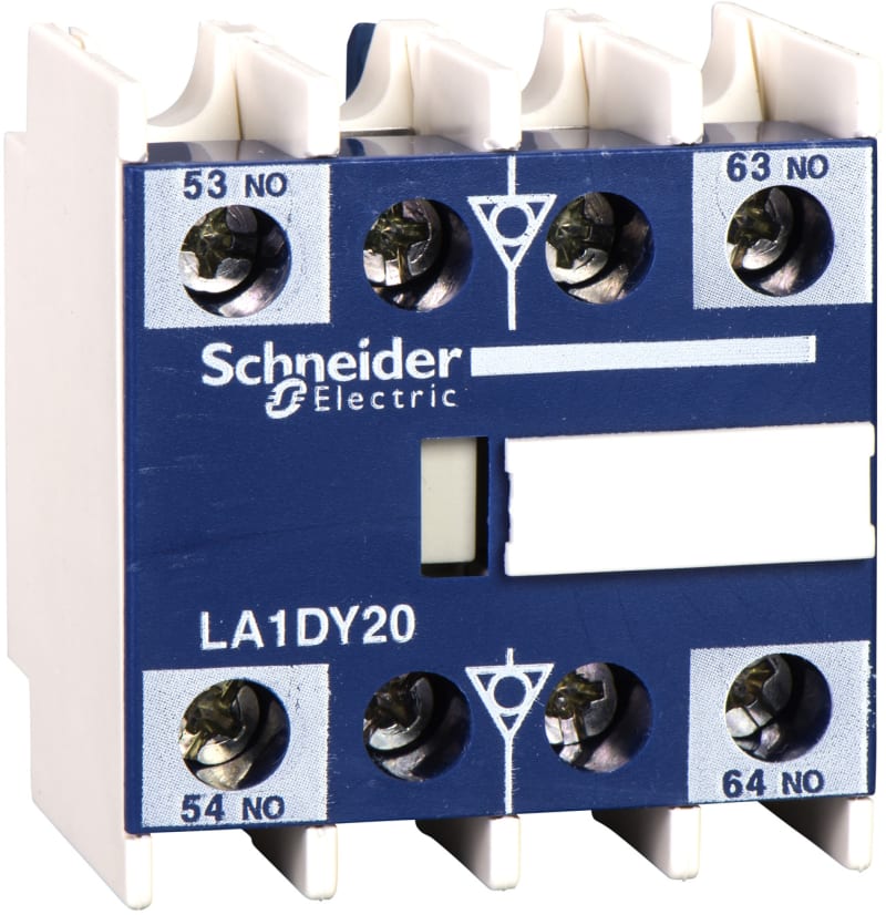 Schneider Electric TeSys D - auxiliary contact block - 3 NO + 1 NC - screw clamp terminals LA1DZ31