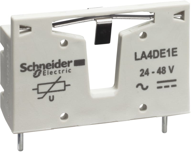 Schneider Electric TeSys D - suppressor module - varistor - 24...48 V AC/DC LA4DE1E