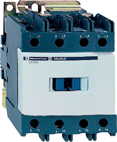 Schneider Electric TeSys D contactor - 4P(2 NO + 2 NC) - AC-1 <= 440 V 80 A 220 V AC 50/60 Hz coil LC1D65008M7