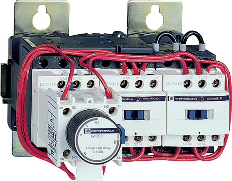 Schneider Electric TeSys D - star delta starter - 3 x 3P (3 NO) - 80 A - 220 V AC coil LC3D80M7