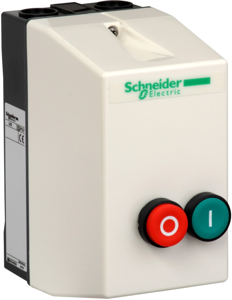Schneider Electric TeSys LE - enclosed DOL starter - 12 A - 400 V AC coil LE1D12V7