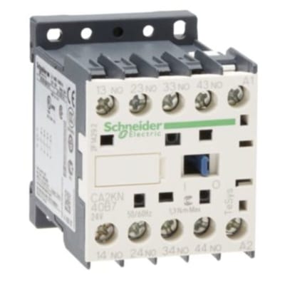 Schneider Electric TeSys K control relay - 4 NO - <= 690 V - 24 V AC coil CA2KN40B7