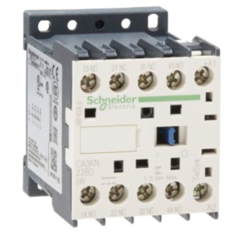 Schneider Electric TeSys K control relay - 2 NO + 2 NC - <= 690 V - 24 V DC standard coil CA3KN22BD
