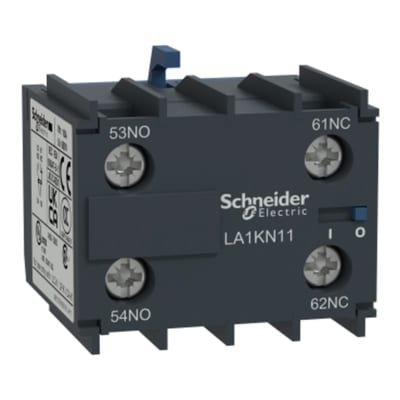 Schneider Electric TeSys K - Auxiliary contact block - 2 NC - screw-clamps terminals LA1KN02
