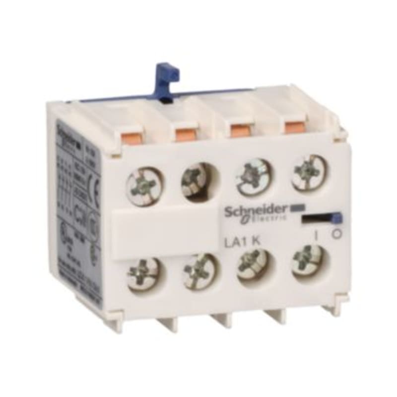 Schneider Electric TeSys K - Auxiliary contact block - 4 NO - screw-clamps terminals LA1KN40