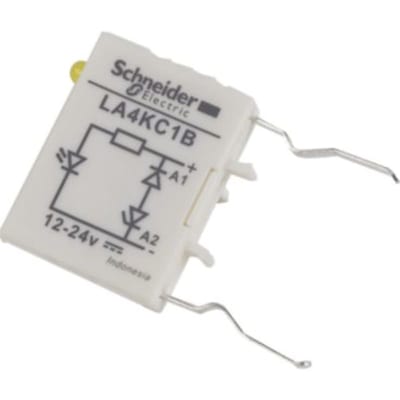 Schneider Electric TeSys K - Suppressor module - bidirectional peak limiting diode - 12...24 V LA4KC1B