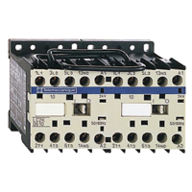 Schneider Electric TeSys K reversing contactor - 3P - AC-3 <= 440 V 6 A - 1 NC - 220...230 VAC coil LC2K0601M7
