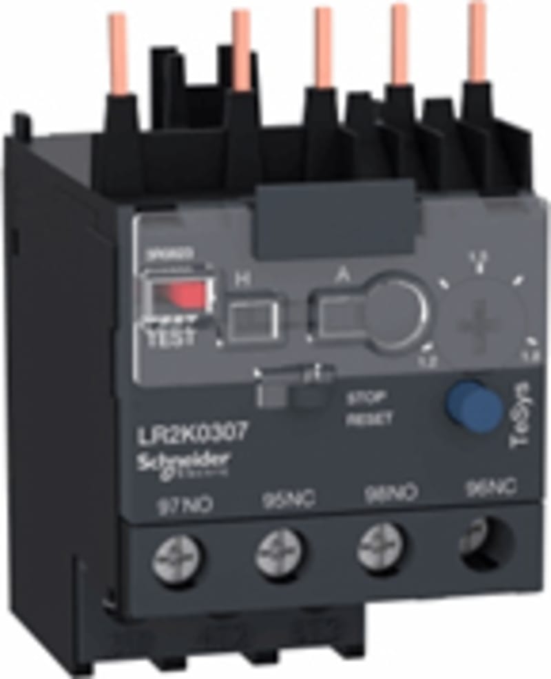 Schneider Electric differential thermal overload relay, TeSys K, 1.2...1.8A, class 10A LR2K0307