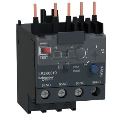Schneider Electric differential thermal overload relay, TeSys K, 2.6...3.7A, class 10A LR2K0310