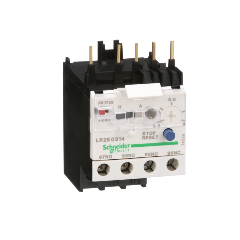 Schneider Electric differential thermal overload relay, TeSys K, 5.5...8A, class 10A LR2K0314