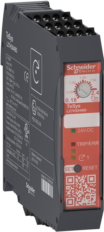 Schneider Electric Starter TeSys H 3KW-400V control 24VDC LZ1H6X5BD
