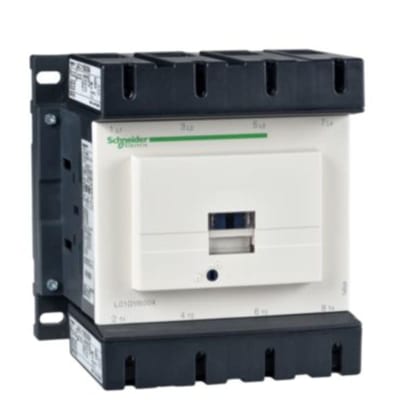 Schneider Electric Contactor, TeSys Deca, 4P(4NO), AC-1, 440V, 200A, 230V AC 50/60Hz coil, screw clamp terminals LC1D115004P7