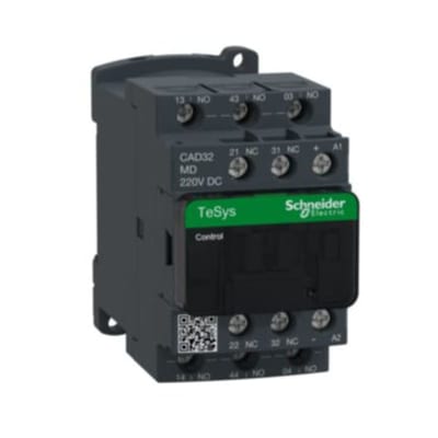 Schneider Electric TeSys D control relay - 3 NO + 2 NC - <= 690 V - 220 V DC standard coil CAD32MD