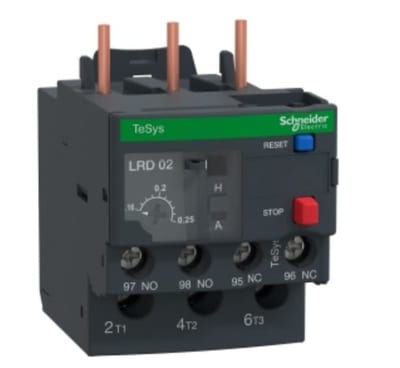 Schneider Electric TeSys LRD thermal overload relays - 0.16...0.25 A - class 10A LRD02