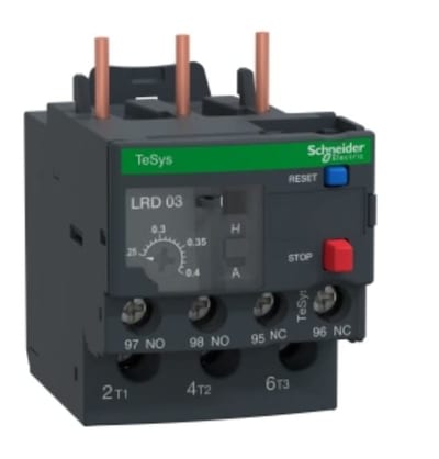 Schneider Electric TeSys LRD thermal overload relays - 0.25...0.4 A - class 10A LRD03