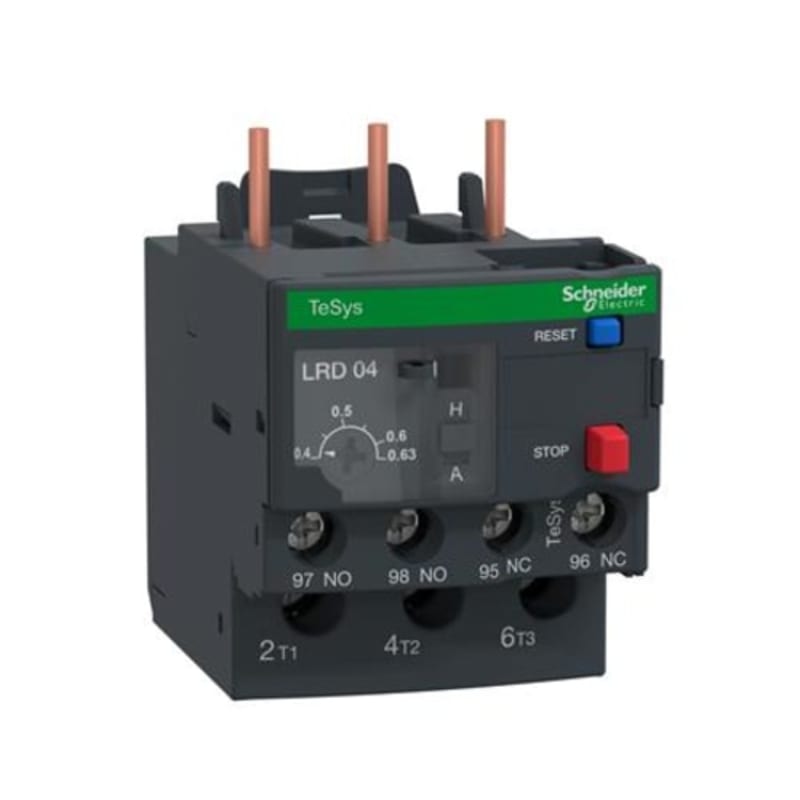 Schneider Electric TeSys LRD thermal overload relays - 0.4...0.63 A - class 10A LRD04