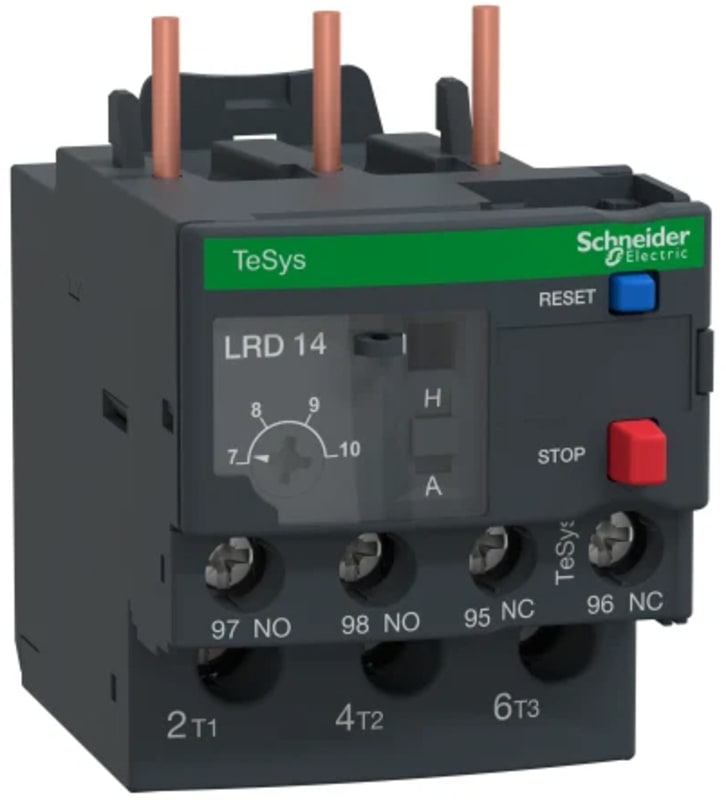 Schneider TeSys LRD14 Thermal Overload Relay 7-10A