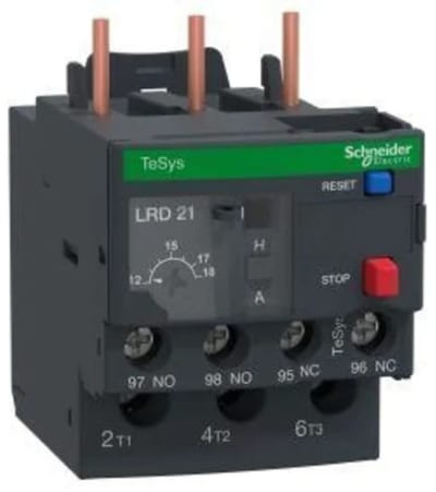 Schneider TeSys LRD21 Thermal Overload Relay 12-18A