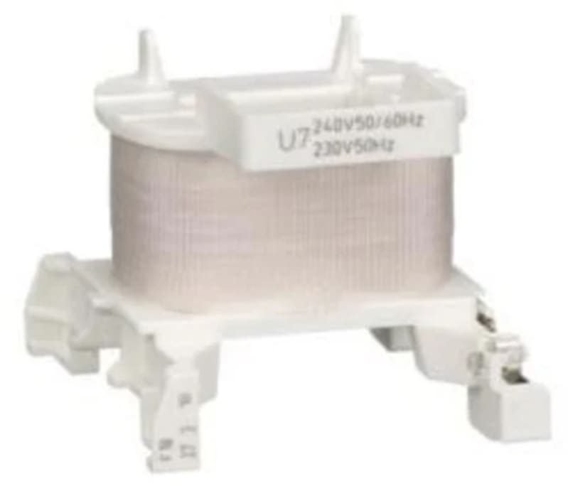 Schneider Electric Replacement contactor coil, TeSys D, 240 V AC 50/60 Hz, for LC1D09...D38 and LC1DT20...DT40 contactors and CAD relays LXD1U7
