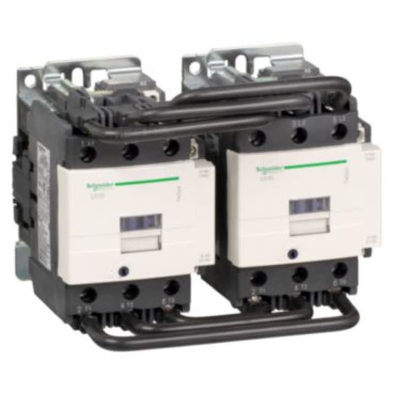 Schneider Electric Reversing Contactor, TeSys Deca, 3P(3NO), AC-3/AC-3E, <=440V 80A, 230V AC 50/60Hz coil, screw clamp terminals LC2D80P7