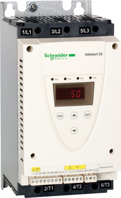 Schneider Electric soft STARTER-ATS22-CONTROL 220V-POWER 230V(7.5kW)/400...440V(15kW)/500V(18.5kW) ATS22D32S6