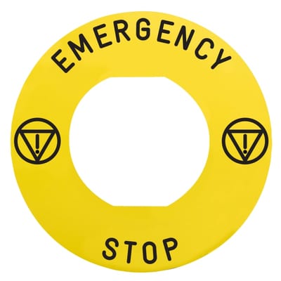 Sign Ø60 for ZBZ16XX Imperial