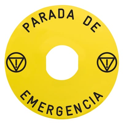 Sign Ø60 for ZBZ16XX Spansk