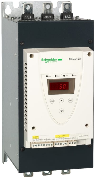 Schneider Electric SOFT STARTER-ATS22-CONTROL110V-POWER208V(40hp)/230V(40hp)/460V(100hp)/575V(125hp) ATS22C14S6U