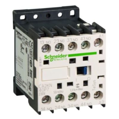 Schneider Electric TeSys K control relay - 4 NO - <= 690 V - 230 V AC coil CA2KN40P7