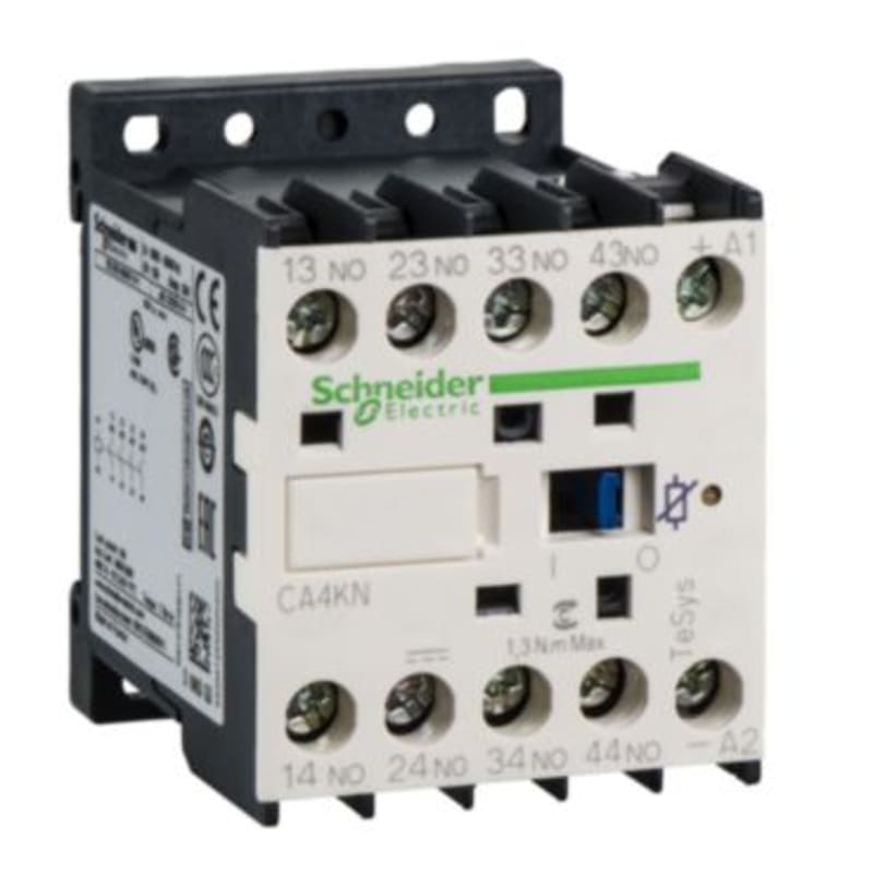 Schneider Electric TeSys K control relay - 3 NO + 1 NC - <= 690 V - 24 V DC low consumption coil CA4KN31BW3