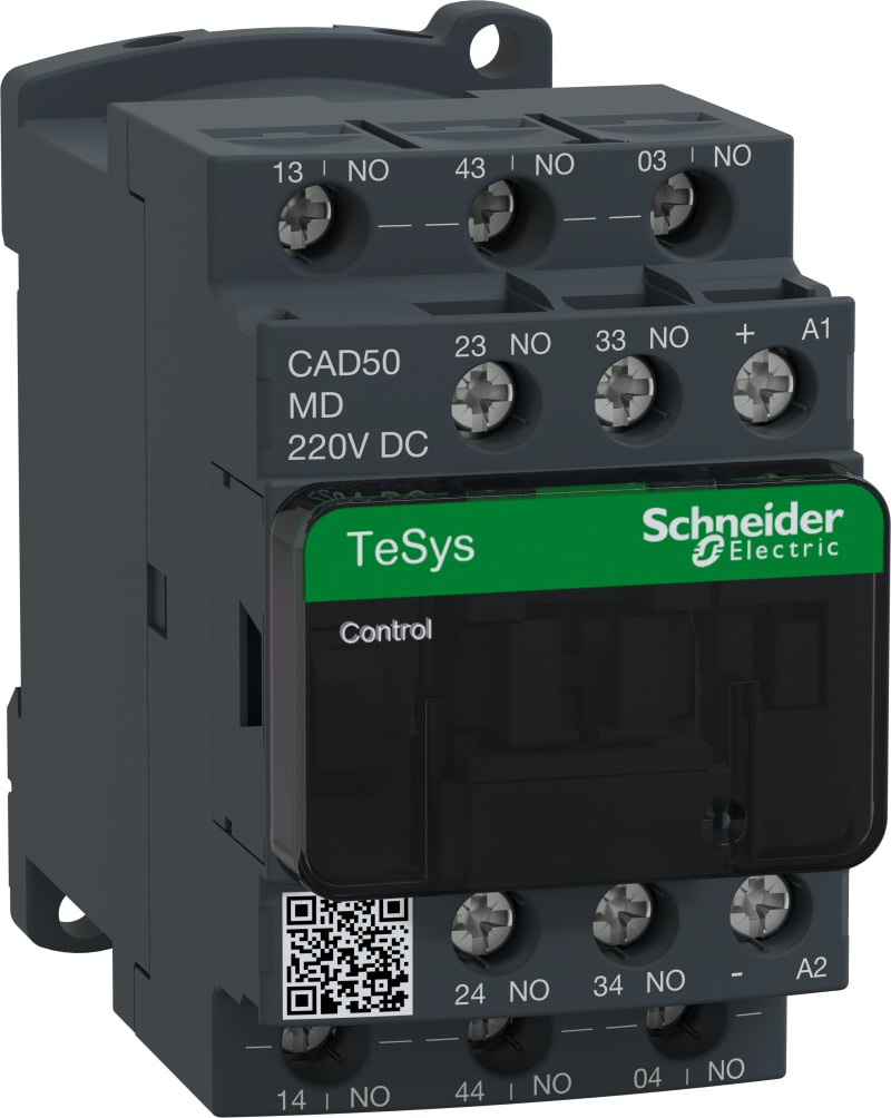 Schneider Electric TeSys D control relay - 5 NO - <= 690 V - 220 V DC standard coil CAD50MD