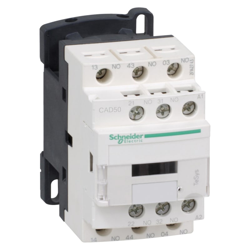 Schneider Electric TeSys D control relay - 5 NO - <= 690 V - 380 V AC standard coil CAD50Q7