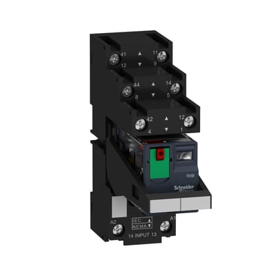 RXM relay with plinth 12A 24VAC