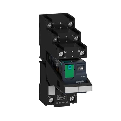 RXM relay with plinth 12A 24VDC