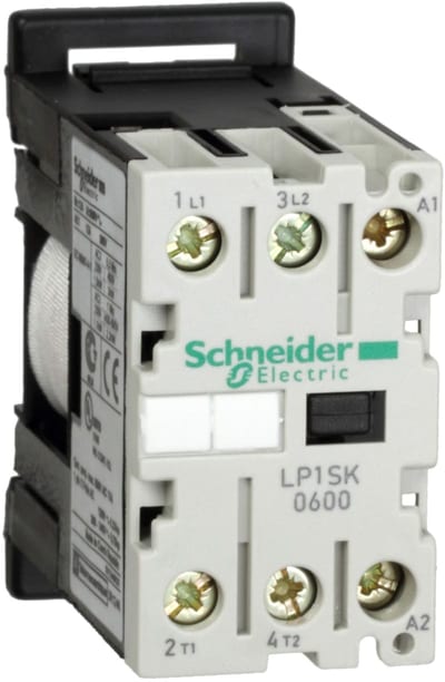 Schneider Electric TeSys SK - mini contactor - 2P (2 NO) - AC-1 - 690 V 12 A - 24 V DC coil LP1SK0600BD