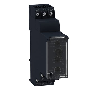 Schneider Electric Multifunction Timer Relay - 12..240 V AC/DC - 2 C/O RE22R2MMW