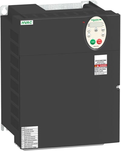Schneider Electric variable speed drive ATV212 - 18.5kW - 25hp - 480V - 3PH - EMC - IP21 ATV212HD18N4