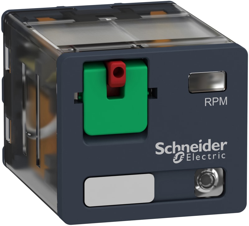 Schneider Electric Power plug-in relay, 15 A, 3 CO, with LED, 24 V AC RPM32B7