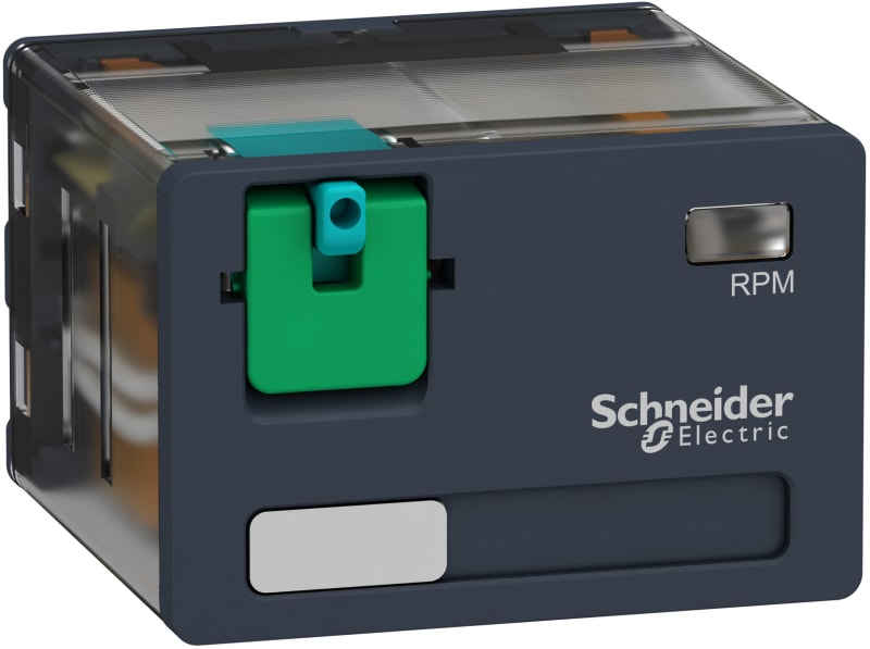 Schneider Electric Power plug-in relay, 15 A, 4 CO, 24 V DC RPM41BD